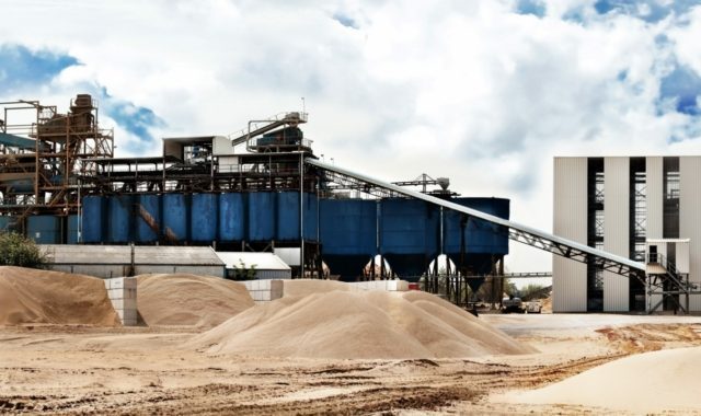 werk fertig blau Sand dunkler